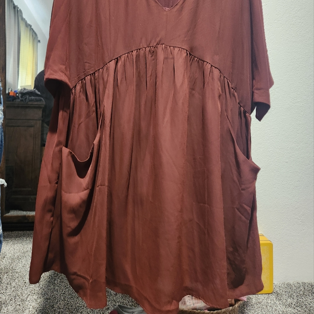 Chic Brown Dress